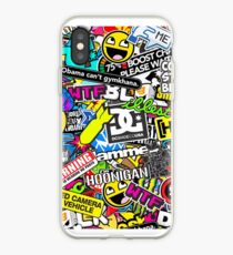 Stickerbomb apparal JDM/EUROSTYLE iPhone Case