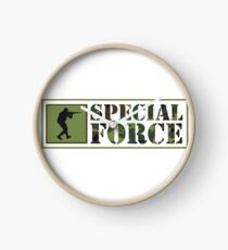 Special Forces Special Forces Elite Military Soldier Bundeswehr Camouflage Gift Clock