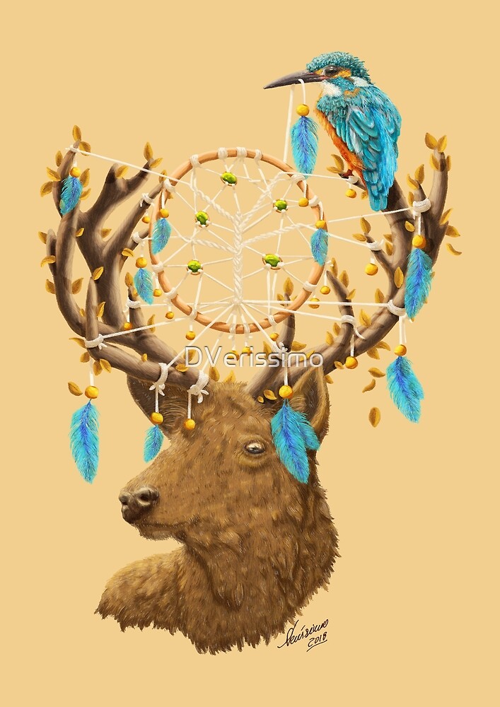 “Dreamcatcher Deer” by DVerissimo | Redbubble