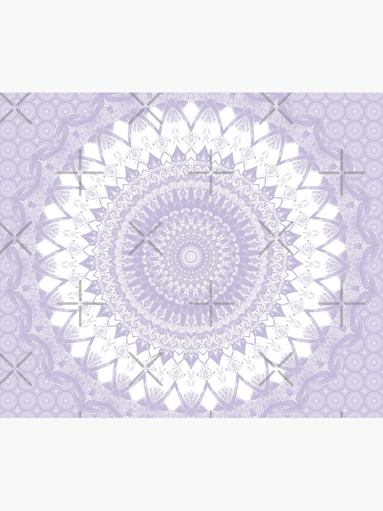 Boho Pastel Purple Mandala by kellydietrich