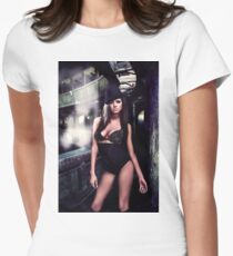 High Fashion Hat Fine Art Print Women's Fitted T-Shirt