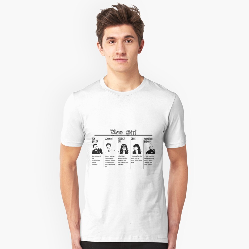 "New Girl" Tshirt by vgreen3 Redbubble