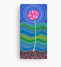 Lotus Growing Canvas Print