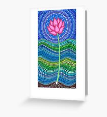 Lotus Growing Greeting Card
