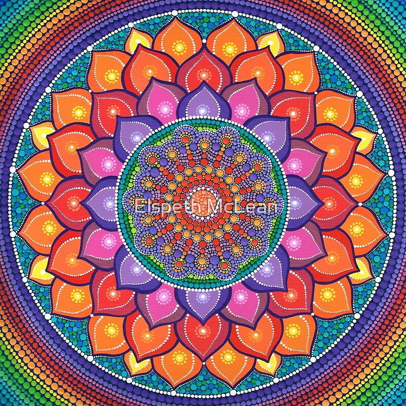 Mandala Canvas Prints Redbubble