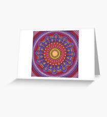 Jewel Drop Mandala Greeting Card