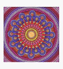 Jewel Drop Mandala Photographic Print