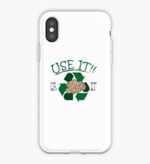 BENUTZE ES!! ODER RECYCLE IT "IHR GEHIRN" iPhone-Hülle & Cover