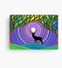A Silent Visitor Canvas Print