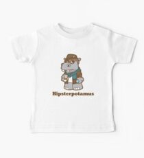 Hipsterpotamus Baby Tee