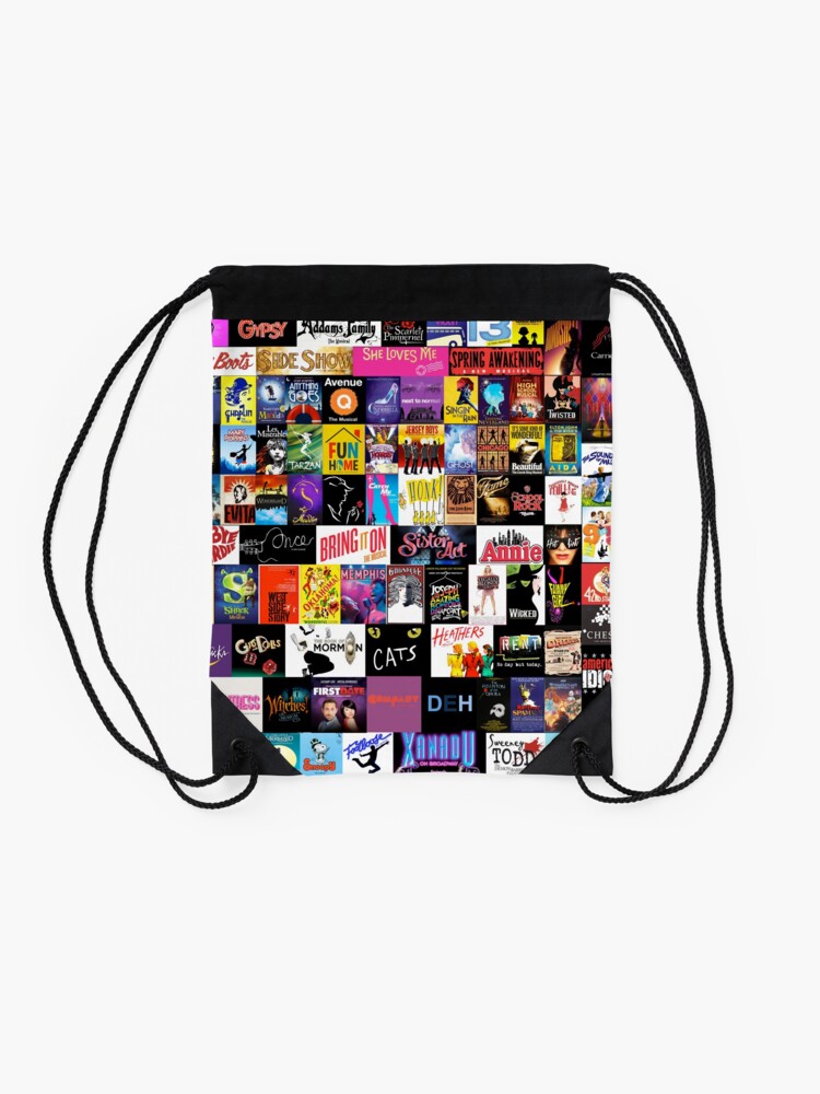 Alternate view of MUSICALS! (Duvet, Clothing, Book, Pillow, Sticker, Case, Mug etc) Drawstring Bag
