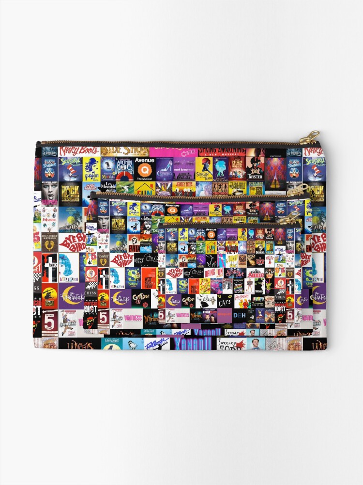 Alternate view of MUSICALS! (Duvet, Clothing, Book, Pillow, Sticker, Case, Mug etc) Zipper Pouch