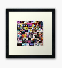 MUSICALS! (Duvet, Clothing, Book, Pillow, Sticker, Case, Mug etc) Framed Print