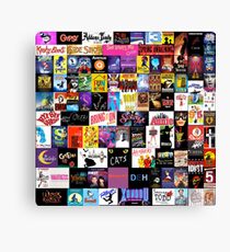 MUSICALS! (Duvet, Clothing, Book, Pillow, Sticker, Case, Mug etc) Canvas Print