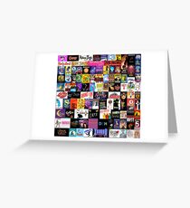 Tarjeta de felicitación ¡MUSICALES! (Edredón, ropa, libro, almohada, etiqueta, estuche, taza, etc.)
