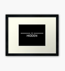 Elder Scrolls Detection / Stealth Meter Hidden Artwork Framed Print