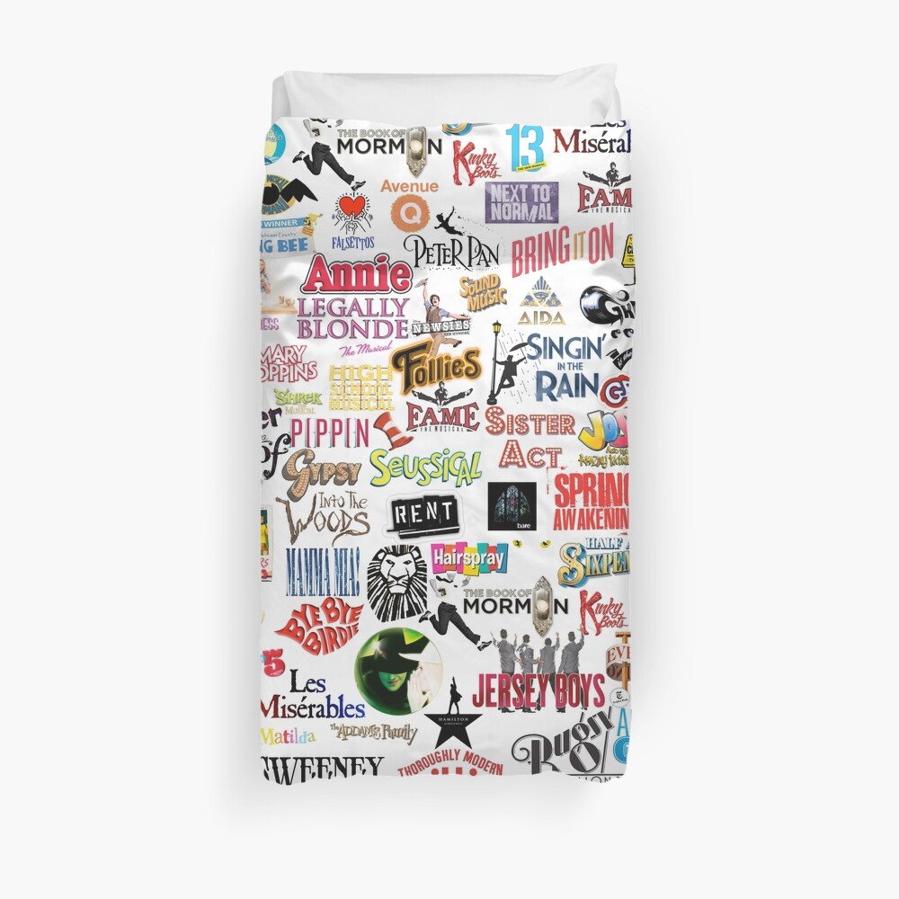 Musical Logos (Cases, Duvets, Books, Clothes etc) Duvet Cover