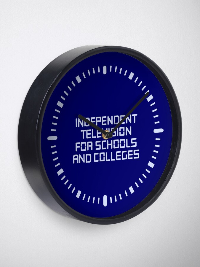 Alternate view of Independent television programmes for schools and colleges clock Clock