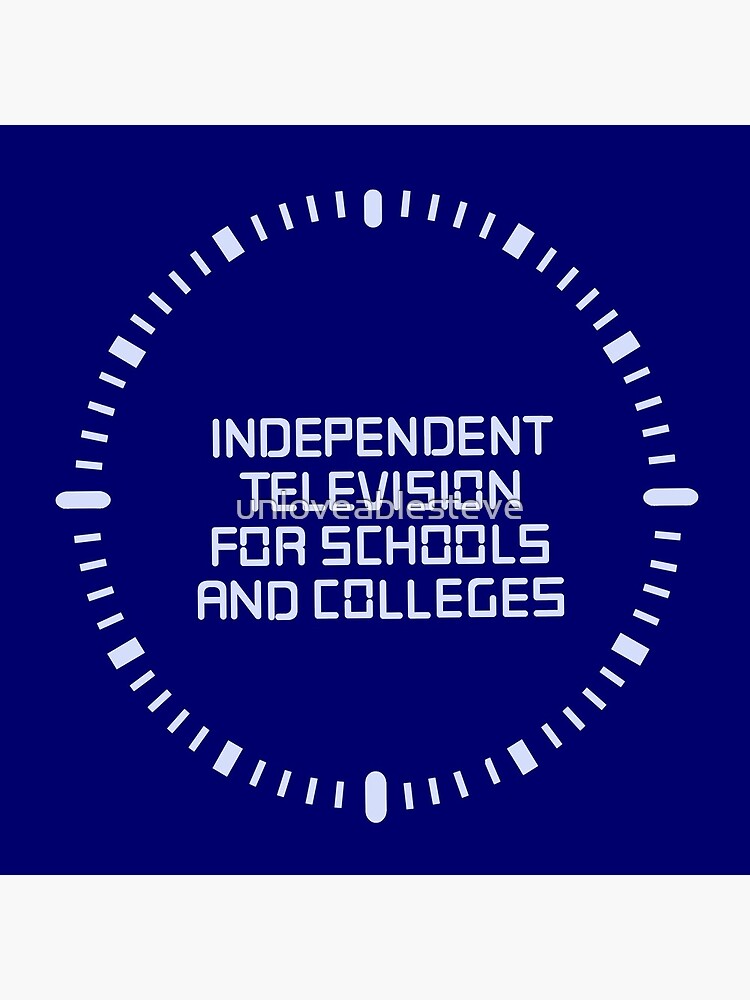 Independent television programmes for schools and colleges clock by unloveablesteve