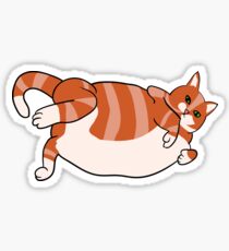 Fat Cat Sticker