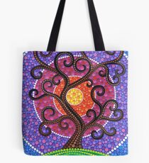 Spiralling Tree of Life Tote Bag