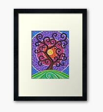 Spiralling Tree of Life Framed Print