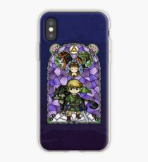 Vinilo o funda para iPhone Princesa Crepuscular Vitrales, Versión Púrpura