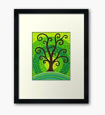 unfurling tree of lushiousness Framed Print
