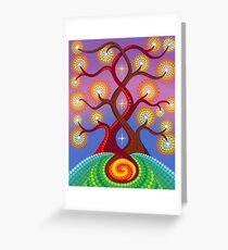 masculine feminine unity Greeting Card