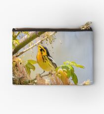 Blackburnian Warbler Zipper Pouch
