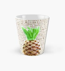 Psych Burton Guster Nicknames - Television Show Pineapple Room Decorative TV Pop Culture Humor Lime Neon Brown Tall Mug