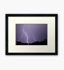 No sleep tonight Framed Print