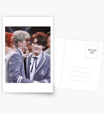 Cai Xukun and Zhu Zhengting being cute Postcards