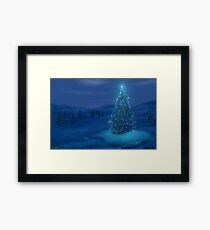 Merry Christmas and Happy New Year Framed Print