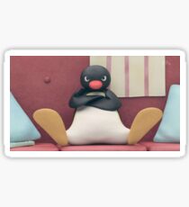 Pingu not happy Sticker
