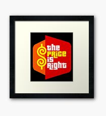the price is right show Framed Print