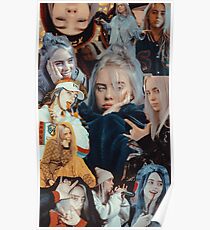billie eilish collage Poster