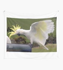 Sulphur Crested Cockatoo Wall Tapestry