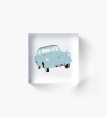 Flying Car Acrylic Block