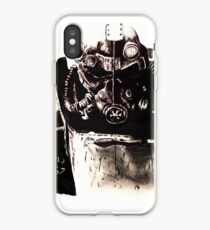 Brotherhood of steel soldier iPhone Case