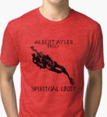 Albert Ayler Trio - Spiritual Unity 1964 Free Jazz Tri-blend T-Shirt