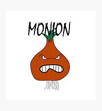 Monion - Monster Onion Photographic Print