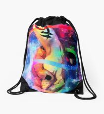 Malec + Hands Drawstring Bag
