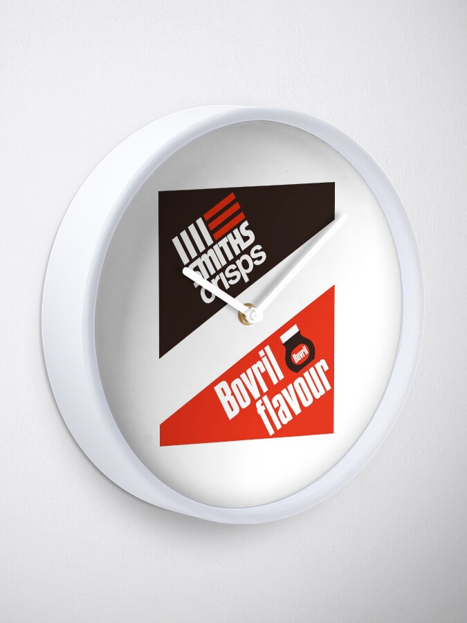 Alternate view of Smiths crisps - Bovril flavour Clock