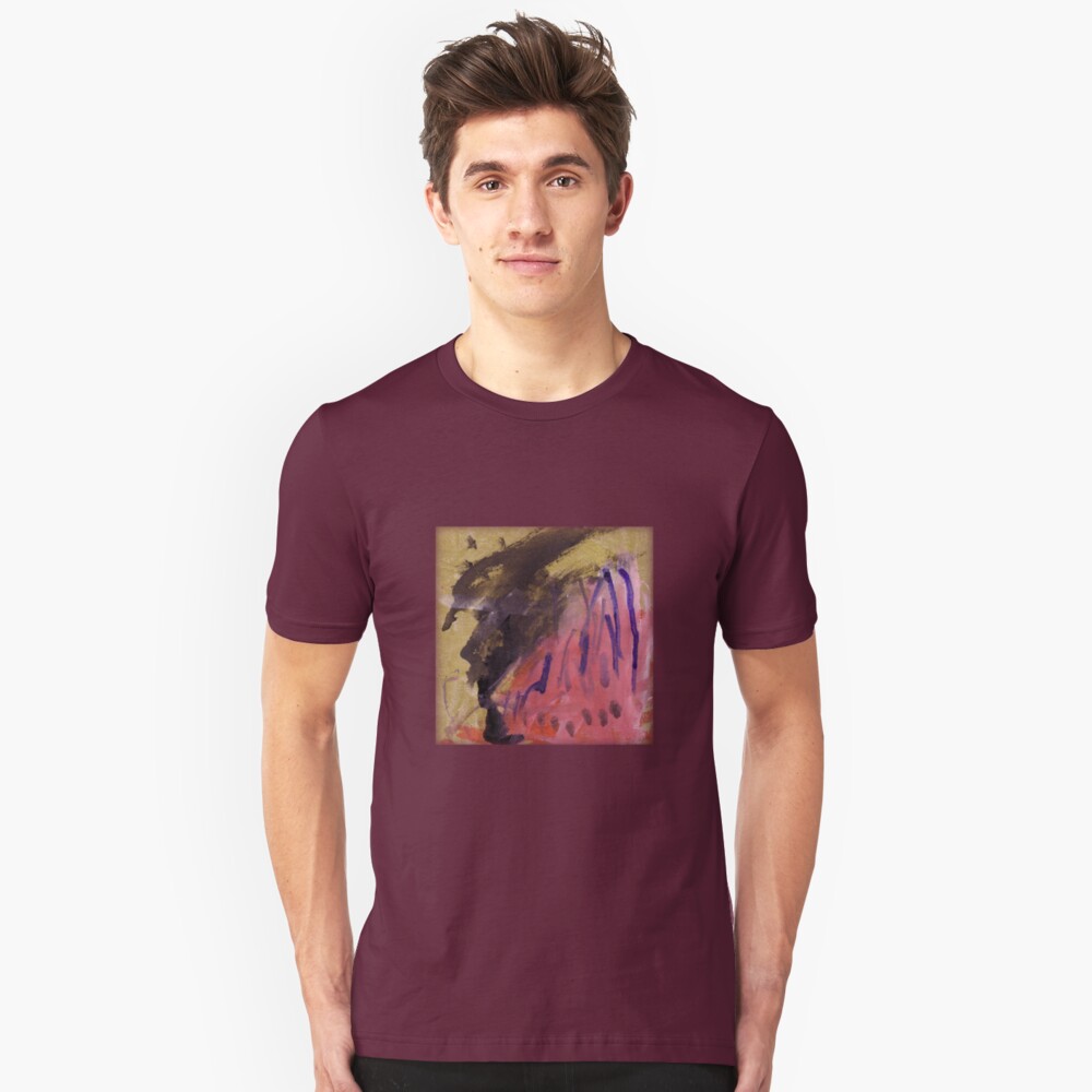 Monster wearing pink Slim Fit T-Shirt