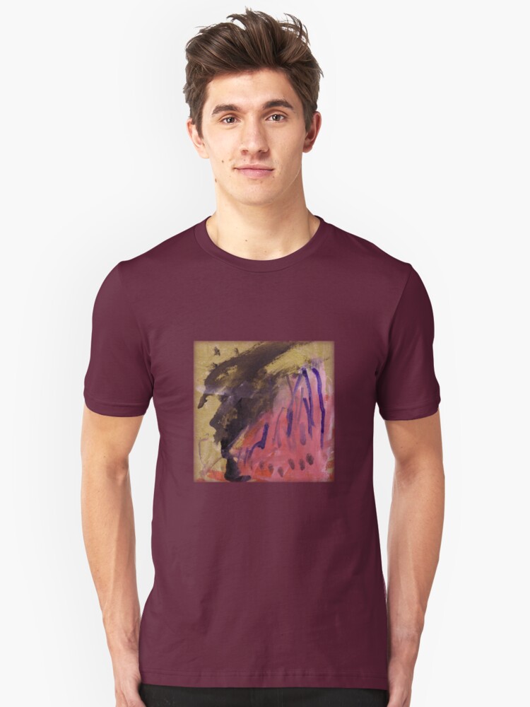 Alternate view of Monster wearing pink Slim Fit T-Shirt