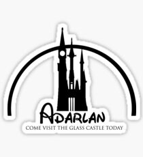 Adarlan - Visit the Glass Castle Today! Sticker