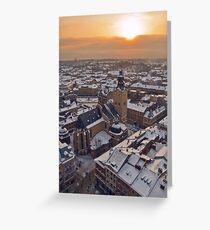 Winter Evening Greeting Card