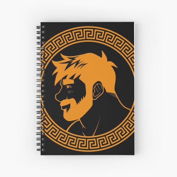 ADAM LIKES GREECE Spiral Notebook