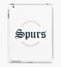Spurs or nothing iPad Case/Skin